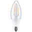 5 Watt B11 - Dusk to Dawn LED Bulb - 2700K - Candelabra Base - 120 Volt - 90 CRI - With Photocell (6 Pack)