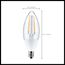 5 Watt B11 - Dusk to Dawn LED Bulb - 2700K - Candelabra Base - 120 Volt - 90 CRI - With Photocell (6 Pack)