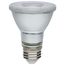 7 Watt Econo LED PAR20 Bulb - 3000K - 35 Degree Beam Angle - Medium Base - 120-277 Volt - Silver Finish (6 Pack)