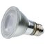 7 Watt Econo LED PAR20 Bulb - 3000K - 35 Degree Beam Angle - Medium Base - 120-277 Volt - Silver Finish (6 Pack)