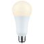 5/14/20W A21 LED, 3-Way Lamp, White Finish, 3000K CCT, Medium Double Contact Base, 120V (6 Pack)