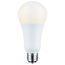 5/14/20W A21 LED, 3-Way Lamp, White Finish, 4000K CCT, Medium Double Contact Base, 120V (6 Pack)
