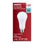 5/14/20W A21 LED, 3-Way Lamp, White Finish, 4000K CCT, Medium Double Contact Base, 120V (6 Pack)