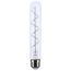 6 Watt LED Bulb - Reminiscent - Flex Gray Coil Filament - T9 - Medium Base - 2700K CCT - Clear - 120 Volt (6 Pack)