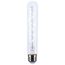 6 Watt LED Bulb - Reminiscent - Flex Gray Coil Filament - T9 - Medium Base - 2700K CCT - Clear - 120 Volt (6 Pack)