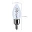 4 Watt LED Bulb - Reminiscent - Flex Gray Coil Filament - B11 - Candelabra Base - 2700K CCT - Clear - 120 Volt (8 Pack)