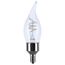 4 Watt LED Bulb - Reminiscent - Flex Gray Coil Filament - CA11 - Candelabra Base - 2700K CCT - Clear - 120 Volt (8 Pack)
