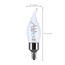 4 Watt LED Bulb - Reminiscent - Flex Gray Coil Filament - CA11 - Candelabra Base - 2700K CCT - Clear - 120 Volt (8 Pack)