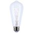 6 Watt LED Bulb - Reminiscent - Flex Gray Filament - ST19 Loop - Medium Base - 2700K CCT - Clear - 120 Volt (6 Pack)