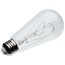 6 Watt LED Bulb - Reminiscent - Flex Gray Filament - ST19 Loop - Medium Base - 2700K CCT - Clear - 120 Volt (6 Pack)