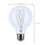6 Watt LED Bulb - Reminiscent - Flex Gray Filament - G25 Loop - Medium Base - 2700K CCT - Clear - 120 Volt (6 Pack)
