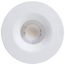 10W LED Direct Wire Downlight, Remote Driver, CCT Selectable, Dimmable, Round, White Finish