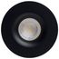 10W LED Direct Wire Downlight, Remote Driver, CCT Selectable, Dimmable, Round, Black Finish