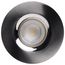 10W LED Direct Wire Downlight, Remote Driver, CCT Selectable, Dimmable, Round, Brushed Nickel Finish