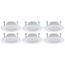 8.7 Watt LED Downlight Retrofit 4" 90 CRI 3000K 120 Volt Pack of 6