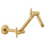 16" Brushed Gold Adjustable Shower Arm, S116BG