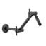 16" Matte Black Adjustable Shower Arm, S116BL