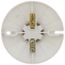 4" Keyless Switch Lampholder, Medium Base, Top Wiring - White (250V, 660W)