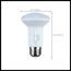 5.8 Watt R20 LED Bulb - 27K/30K/35K/40K/50K CCT Selectable - Dim to Warm - White Finish - 120 Volt (8 Pack)