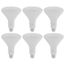 11 Watt BR40 LED Bulb - 27K/30K/35K/40K/50K CCT Selectable - Dim to Warm - White Finish - 120 Volt (6 Pack)