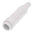 1/2" PVC Sch. 40 Repair Coupling (Spig x Soc - PVC White with EPDM O-ring)