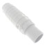1-1/2" PVC Sch. 40 Repair Coupling (Spig x Soc - PVC White with EPDM O-ring)