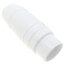 4" PVC Sch. 40 Repair Coupling (Spig x Soc - PVC White with EPDM O-ring)