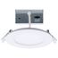 9W LED Direct Wire Downlight with Night Light, 4", Remote Driver, CCT Selectable, Dimmable, Round, White Finish