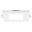 9W LED Direct Wire Downlight with Night Light, 4", Remote Driver, CCT Selectable, Dimmable, Square, White Finish