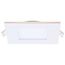 9W LED Direct Wire Downlight with Night Light, 4", Remote Driver, CCT Selectable, Dimmable, Square, White Finish