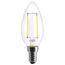 4.5 Watt - B11 LED Bulb - Clear - 350 Lumens - 3000K - European base - 120 Volt (8 Pack)
