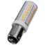 5 Watt Mini LED Bulb - Bayonet Double Contact Base - 3000K - Clear Finish - 120 Volt (5 Pack)