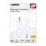 2W Prismatic HX11 LED, 2700K CCT, Candelabra Base, 120V, Clear Finish, 2-Card (12 Pack)