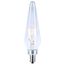 2W Prismatic HX11 LED, 2700K CCT, Candelabra Base, 120V, Aurora Finish, 2-Card (12 Pack)