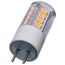 3 Watt T5 LED Bulb - Clear Finish - GY6.35 Base - 3000K - 12 Volt (6 Pack)