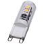 2 Watt T4 LED Bulb - Clear Finish - G9 Base - 3000K - 120 Volt (6 Pack)