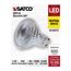 5.5W MR16 LED Floodlight, 3500K CCT, GU10 Base, 120V (12 Pack)