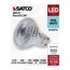 5.5W MR16 LED Floodlight, 4000K CCT, GU10 Base, 120V (12 Pack)