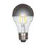 6 Watt A19 LED Bulb - Silver Crown - Medium base - 2700K - 90 CRI - 120 Volt (5 Pack)