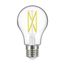 10.5 Watt LED A19 Bulb - Clear - Medium Base - 5000K - 90 CRI - 120 Volt (6 Pack)