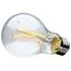 8 Watt A19 LED Bulb - Clear - 3000K - Medium Base - 120 Volt (12 Pack)