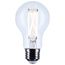 5W A19 LED, Medium Base, Clear, 3500K CCT, 120V (6 Pack)