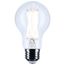 10.5W A19 LED, Medium Base, Clear, 3500K CCT, 120V (6 Pack)