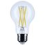 10.5W A19 LED, Medium Base, Clear, 3500K CCT, 120V (6 Pack)