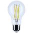 12.5W A19 LED, Medium Base, Clear, 3500K CCT, 120V (6 Pack)