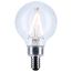 3W G16.5 LED, Candelabra Base, Clear, 3000K CCT, 120V (6 Pack)