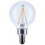 3W G16.5 LED, Candelabra Base, Clear, 3000K CCT, 120V (6 Pack)