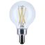 4W G16.5 LED, Candelabra Base, Clear, 3500K CCT, 120V (6 Pack)
