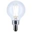 5.5W G16.5 LED, Candelabra Base, Clear, 5000K CCT, 120V (6 Pack)