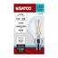 5.5W G16.5 LED, Candelabra Base, Clear, 5000K CCT, 120V (6 Pack)